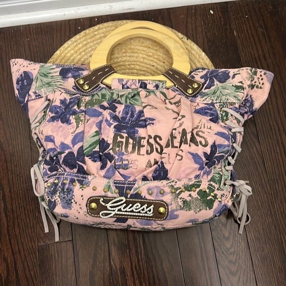 Guess Khaki Prints Boho Tote Bag - Picture 9 of 14